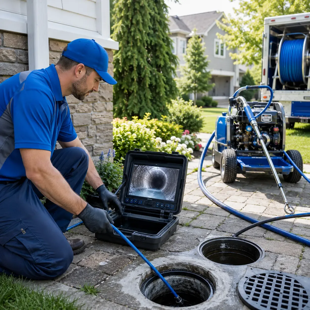 Outdoor drain cleaning professionals serving Little River Academy, TX